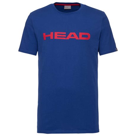 HEAD Ivan T-Shirt Junior Royal Blue/Red