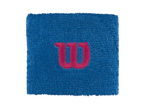 Wilson Wristband W Imperial Blue/Red