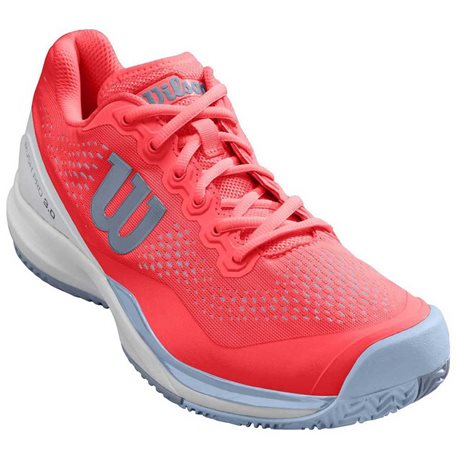 Wilson Rush Pro 3.0 All Court Women Fiery Coral/White/Cashmere Blue