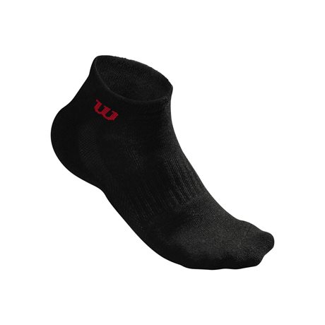 Wilson M Quarter Sock 3 Pair/Pack Black