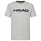 HEAD Ivan T-Shirt Junior Grey Melange/Black