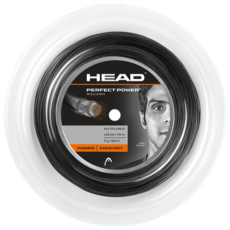 HEAD Perfect Power Squash 110m 1,30 Black